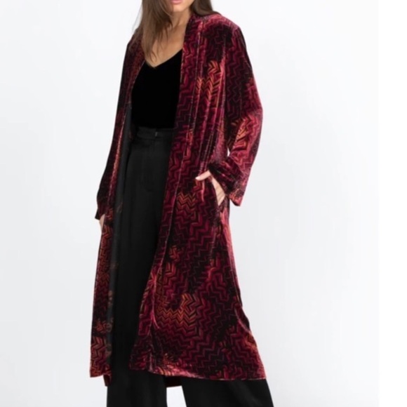 Johnny Was beautiful velvet duster NWT - Picture 1 of 8